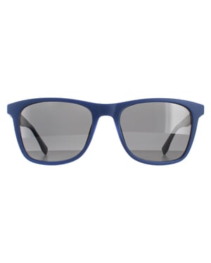 Lacoste zonnebril L860SP 424 Matblauw grijs gepolariseerd