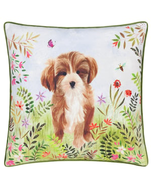 Evans Lichfield Daisy Hill Charlie Printed Cushion Cover