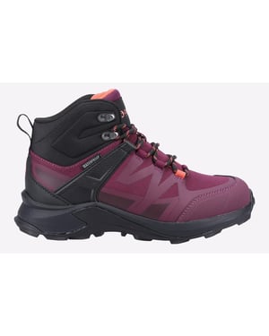 Cotswold Horton Netten Dames Bordeauxrode Wandelschoenen
