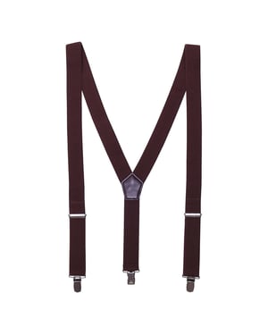 Premier Clip-On Trouser Braces (Brown)