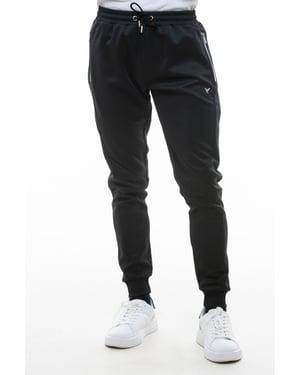 D-Rock Men's Jogger Drawstring Waist Ribbed Cuffs & Zipper Pockets
