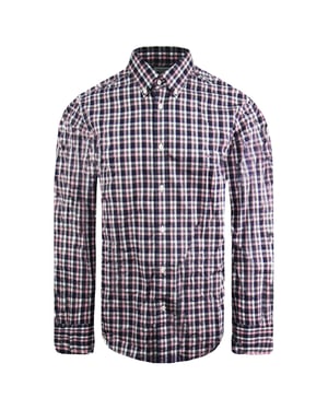 Eden Park Paris Regular Checkered Mens Oxford Shirt