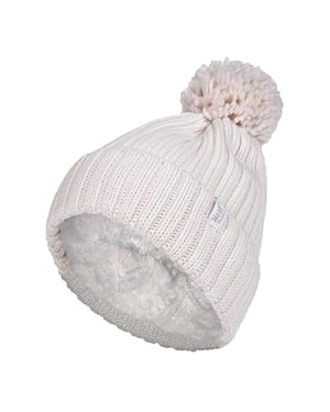 Heat Holders - Thermische Pom Pom Bobble-hoed voor dames - Room