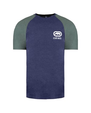 Ecko Unltd. Shadow Heren Navy Marl T-Shirt