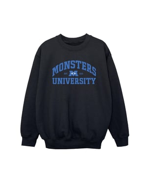 Disney Jongens Monsters University Logo Sweatshirt (Zwart)