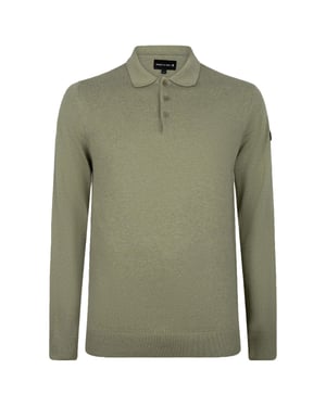 PRESLY & SUN Brad long sleeve knitted polo