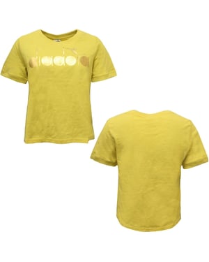 Diadora Sportswear Vrouwen Geel T-Shirt