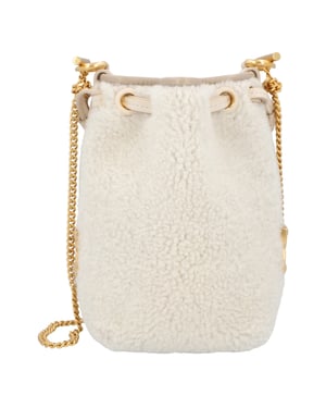Chloé Marcie Mikro Bucket Bag Beige