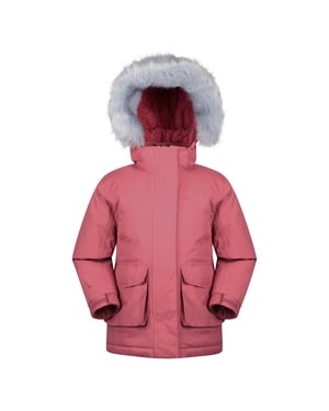 Mountain Warehouse Waterafstotend kinder/kinderjack met Ranger-logo (Roze)