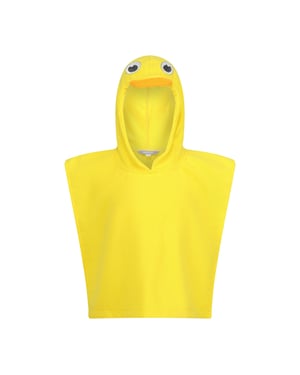 Regatta Childrens/Kids Pebbles The Duck Hooded Towel (Sunbeam)