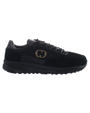 Criminal Damage Chase Mens Black Trainers