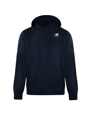 New Balance Långärmad Pullover Marin Herrar Broderad Hoodie MT11550 ECL