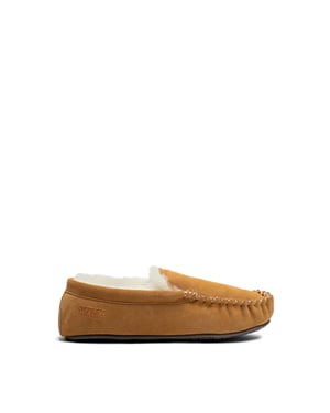 Osprey London Heren 'The Sunday' Kastanjebruine Suède Pantoffel