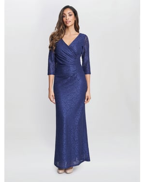 Fearne Lace Wrap Maxi Dress