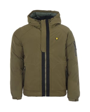 Lyle & Scott bedekkend pufferjack - kaki