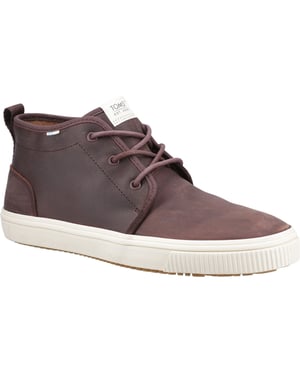 TOMS Carlo Mid Terrain Leather Clover Brown Träningsskor för män