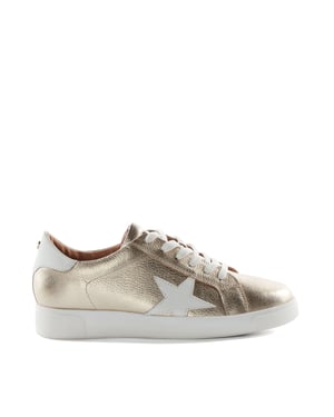 Dune Ladies Edriss - Star Motif Lace Up Trainers