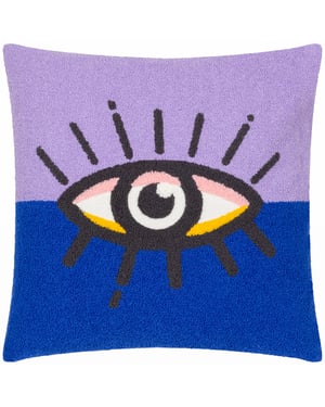 Heya Home All Eyes On You Boucle Feather Filled Cushion