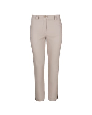 Beige denimkatoenen spijkerbroek