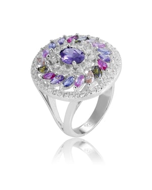 Orphelia Dames 925 Sterling Zilveren Ring - Zilver ZR-7428