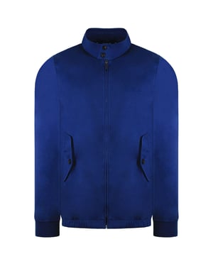 Ben Sherman Signature Mens Blue Harrington Jacket