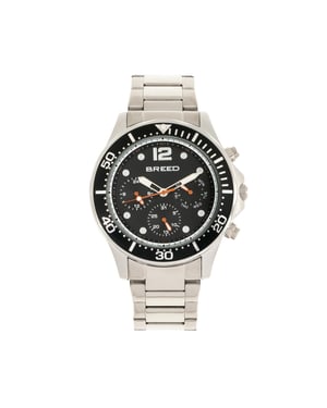 Breed Pegasus armbandhorloge met dag/datum
