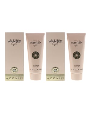 Azzaro Wanted Girl Shower Milk 200ml x 2