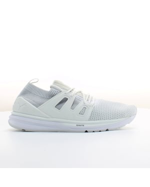 Puma B.O.G EvoKnit Vit Textil Herrar Snörning Träningsskor 363669 02