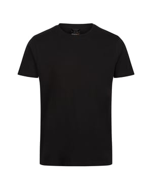 Regatta Heren Pro Cotton Soft Touch T-Shirt (Zwart)