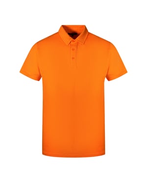 Cavalli Class Brand Logo Orange Polo Shirt