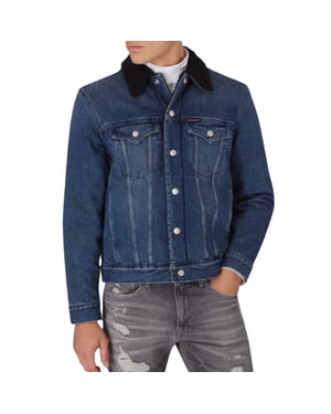 Calvin Klein Foundation Sherpa-jas voor heren