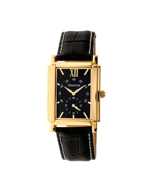 Heritor automatisch Frederick lederen band horloge