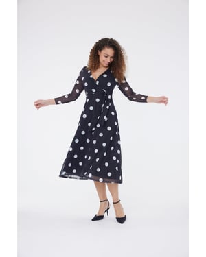 Rebecca Polka Dot-klänning