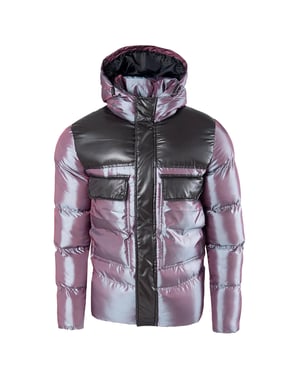 Soul Star Mens Padded Quilted Puffer Hooded Jacket