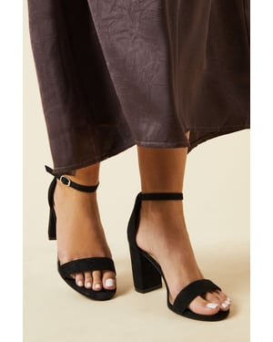 Wide Fit Spark Block Heel Sandals