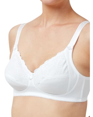 Marlon Embroidered Soft Cup Bra