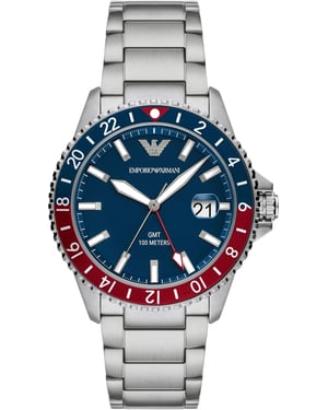 Emporio Armani Sea Explorer Herrklocka i Silver AR11590