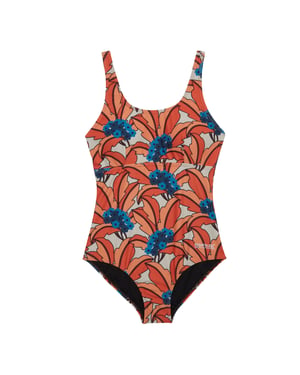 Regatta Dames/Dames Orla Kiely Tropical Eendelig Zwempak (Oranje)
