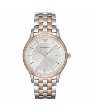 Emporio Armani AR11044 Lambda Zilveren Wijzerplaat Herenhorloge