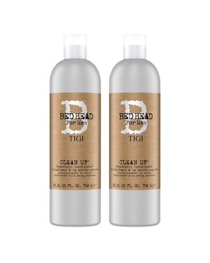 Tigi Clean Up Peppermint Hair Conditioner for Men 750ml 2pk
