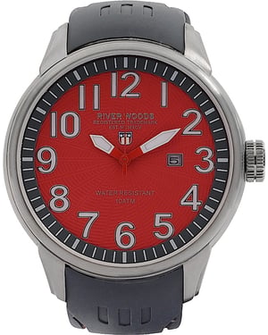 River Woods: Mens Red Watch