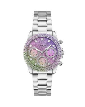 Guess GW0483L1 Sol Rainbow Glitter Urtavla Damklocka