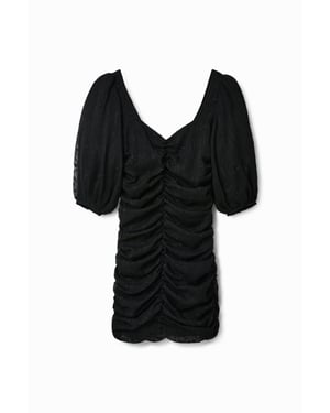 Desigual Dames Zwarte Jurk