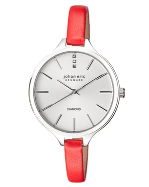 Johan eric herlev slim red watch