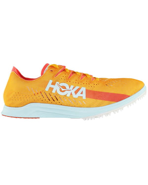 Hoka Cielo X LD Spike Mens Orange Track Shoes