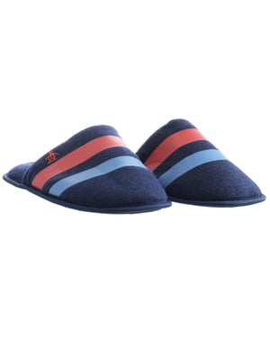 Penguin Benny heren slippers blauw