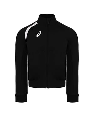 Asics Kids Black/White Track Jacket