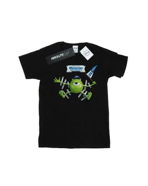 Disney Jongens Monsters University Getaped Mike T-shirt (Zwart)