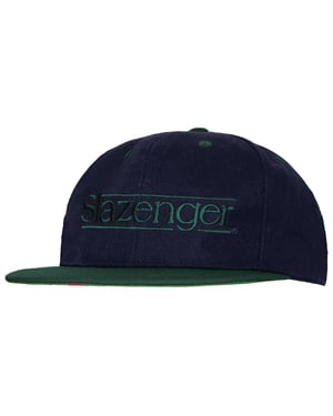 Slazenger Logo Mens Navy/Green Cap