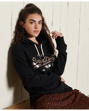 Superdry Vintage Logo Boho Sparkle Huvtröja